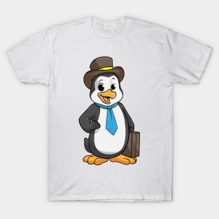 Penguin as Entrepreneur with Briefcase T-Shirt